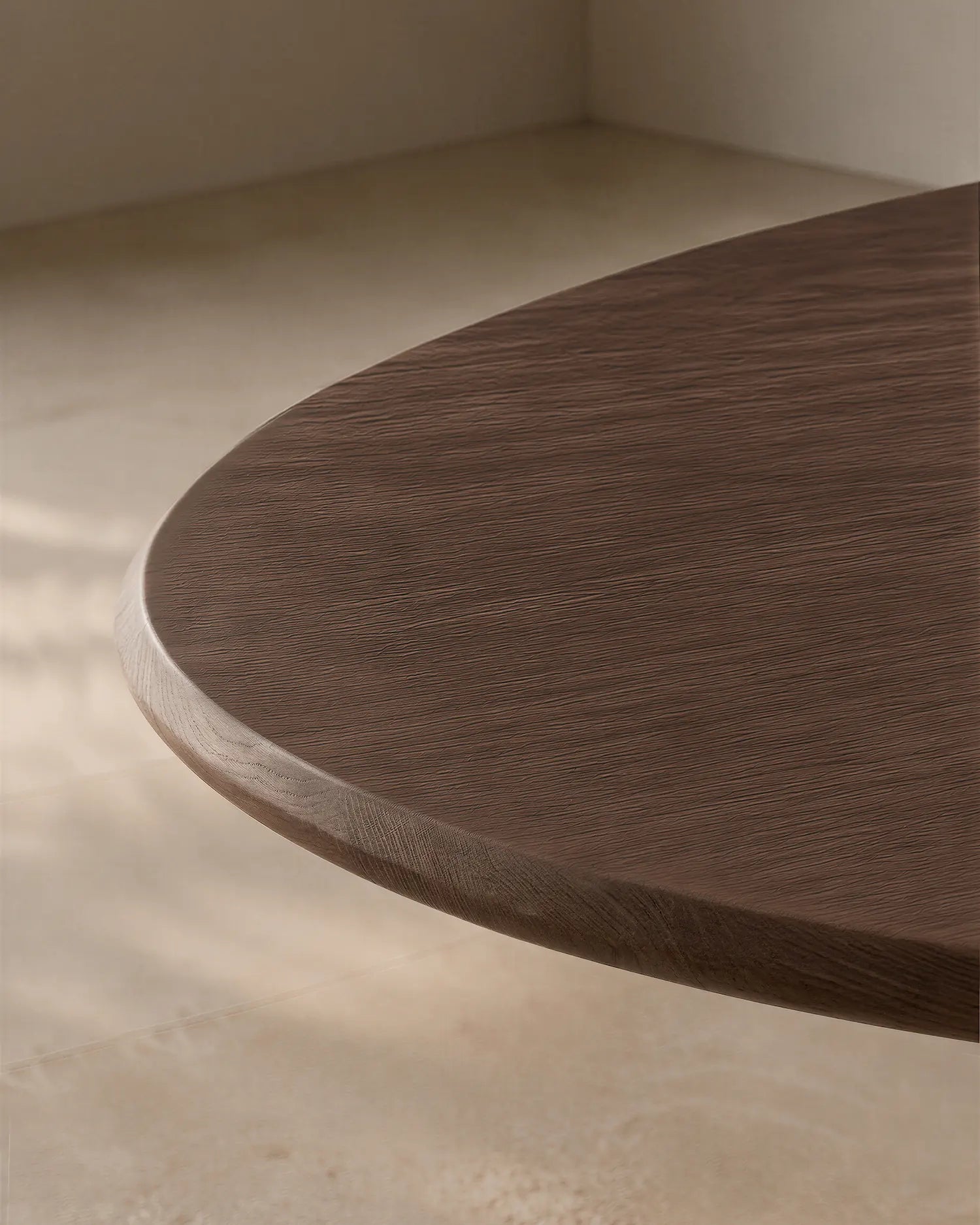 Mesa de comedor Tala de roble moka 190 x 95 cm