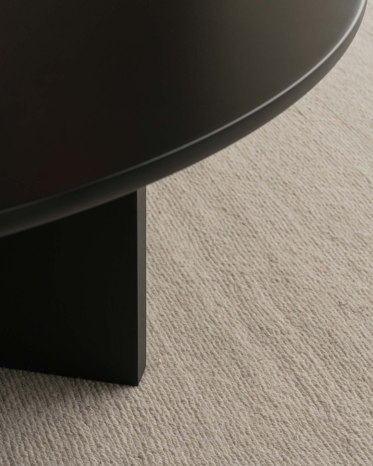 Mesa de centro Figa black ø 100 cm