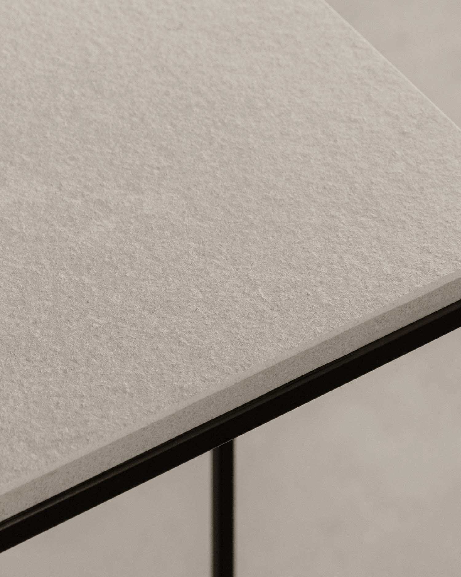 Mesa de centro Petra de porcelánico Duna 80 x 80 cm