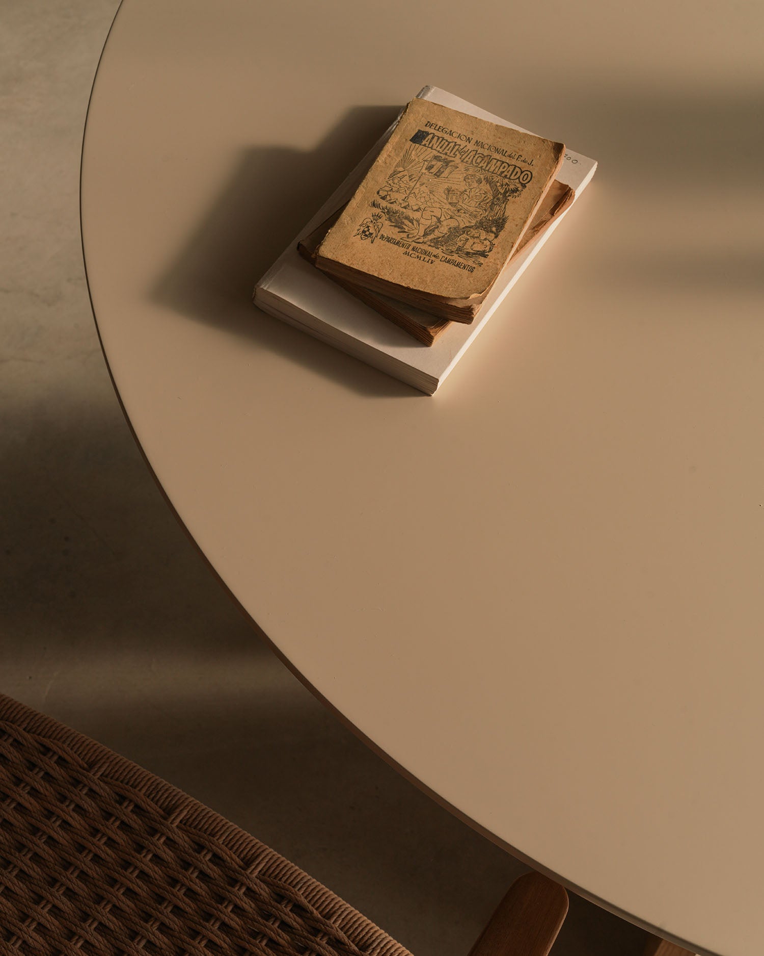 Mesa de centro Figa beige ø 100 cm