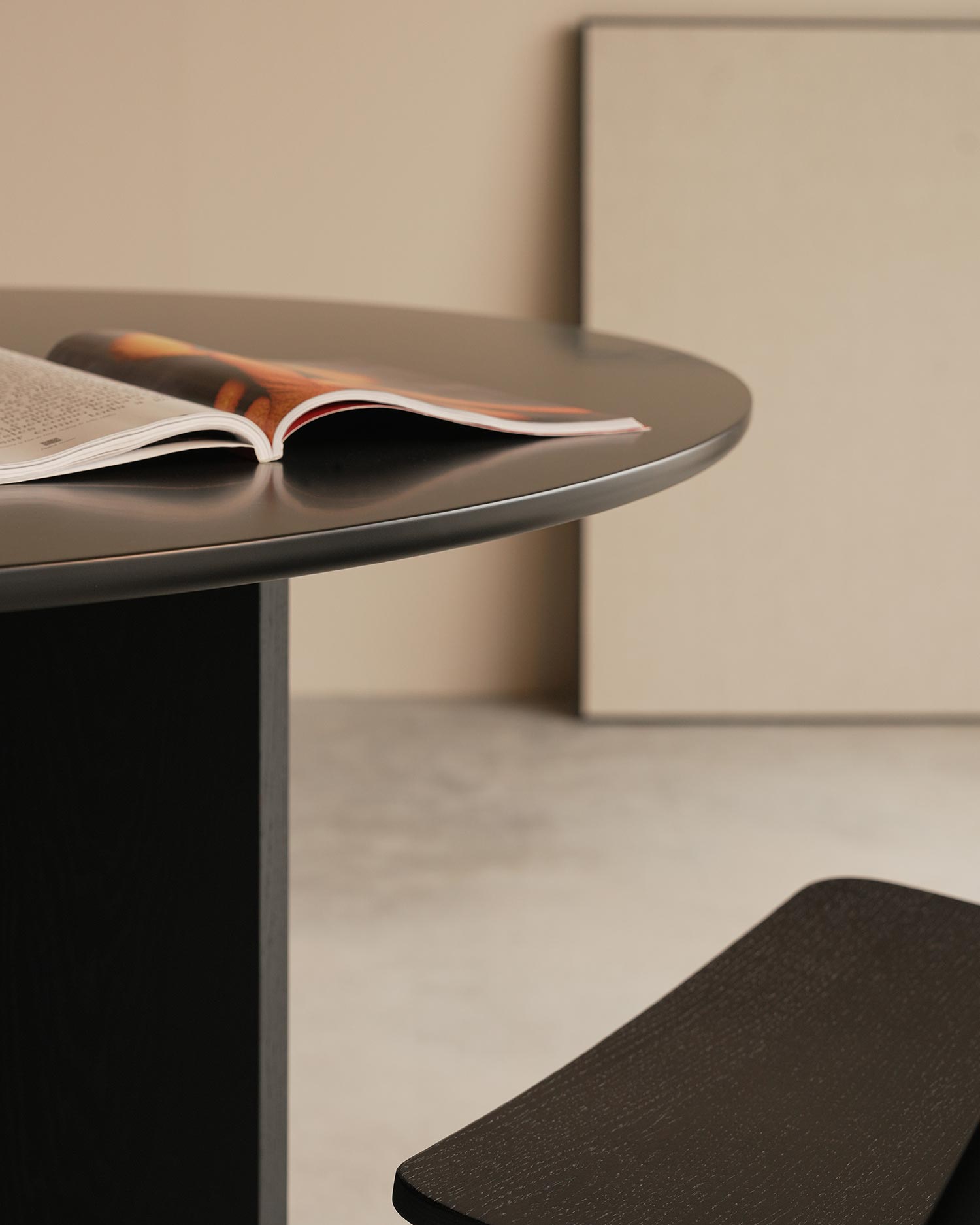 Mesa de comedor Figa black ø 120 cm