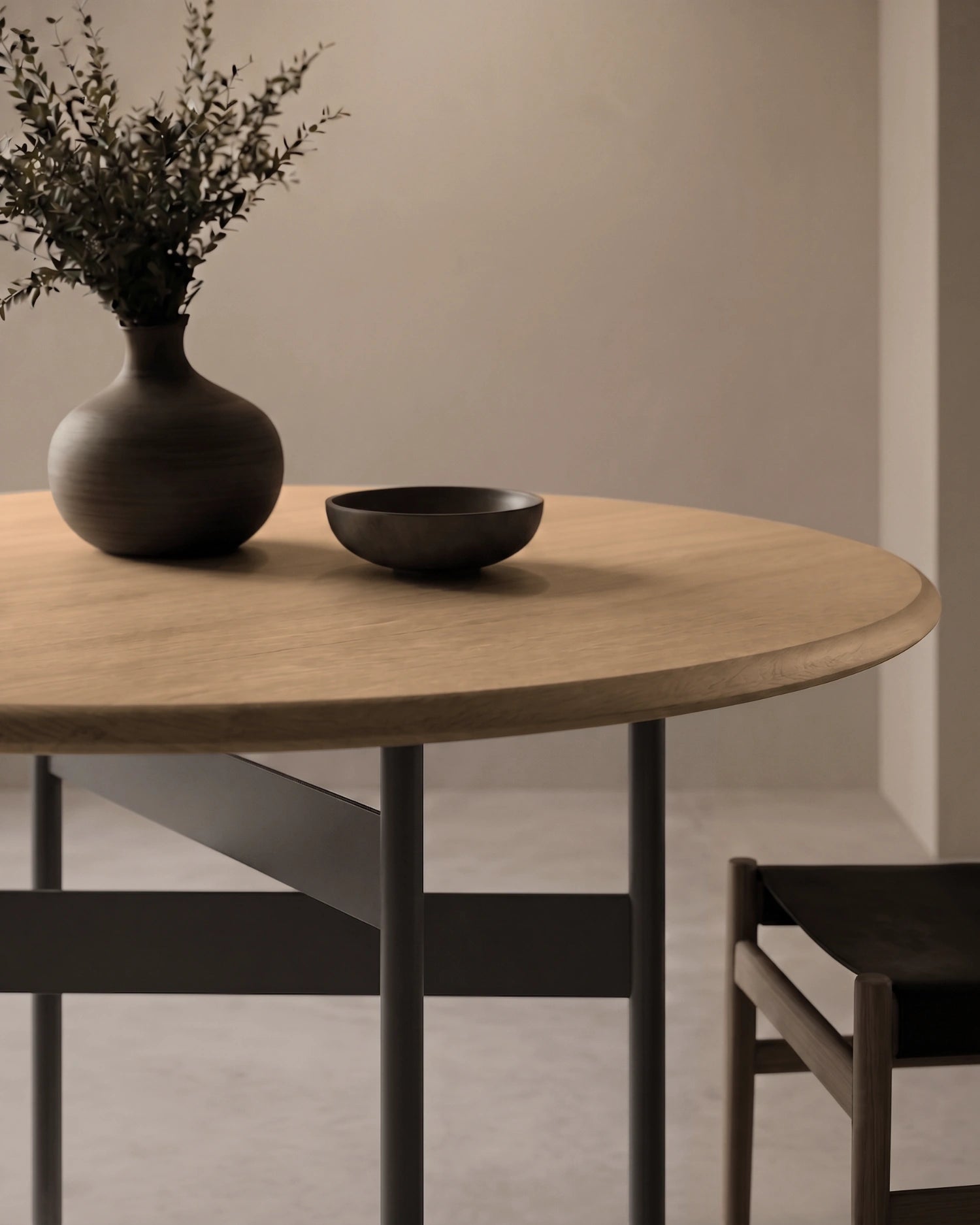 Mesa de comedor Tala de roble natural ø 120 cm