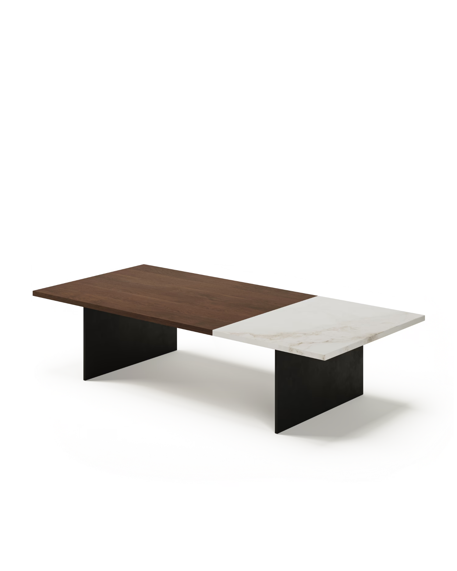 Mesa de centro Calobra de mármol Volakas 130 x 60 cm