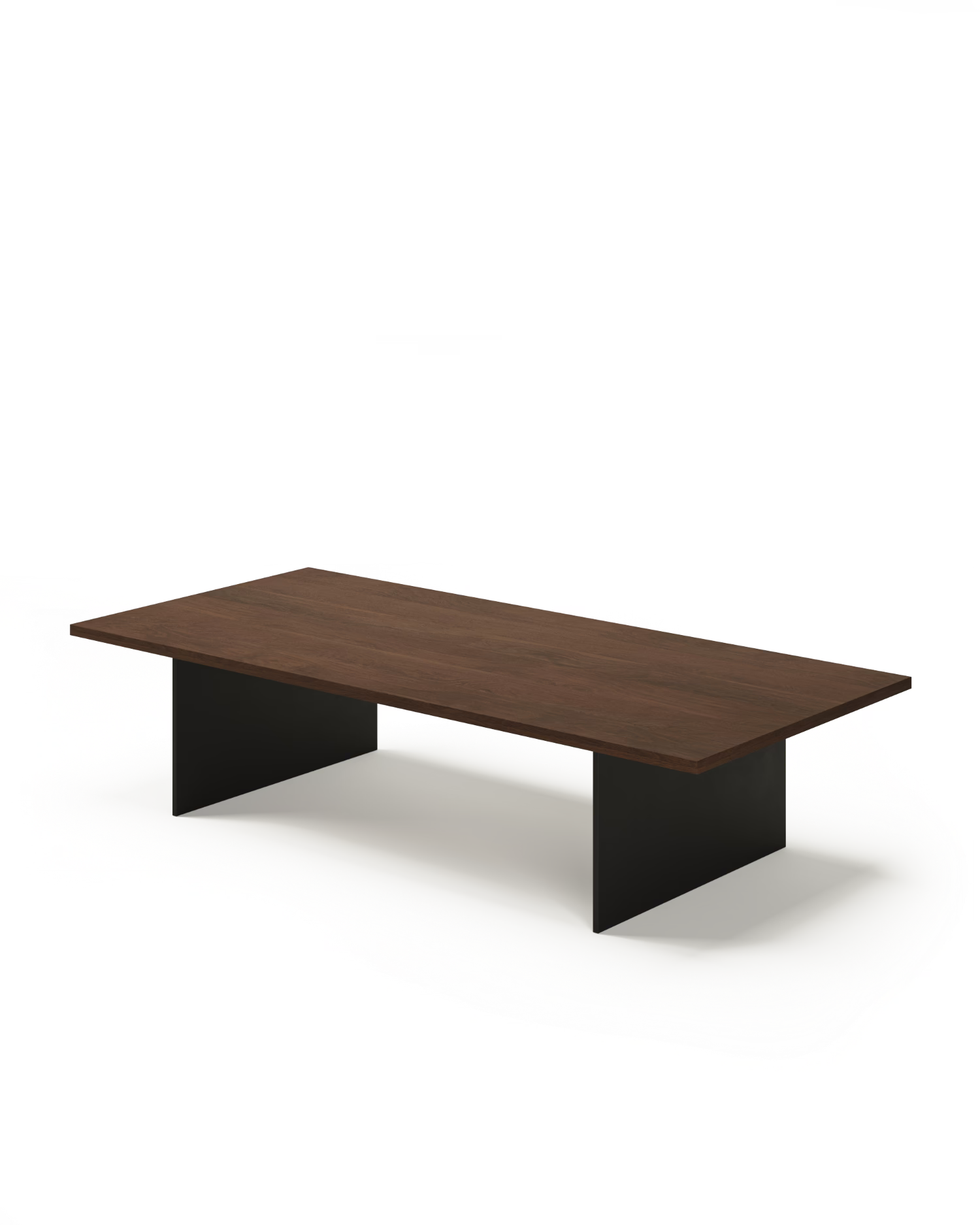 Mesa de centro Calobra de roble moka 130 x 60 cm