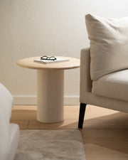 Mesa auxiliar Mini Deia natural ø 50 cm