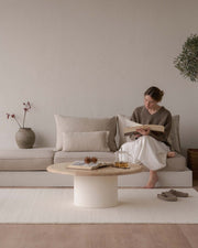 Mesa de centro Deia natural ø 90 cm