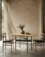 Mesa de comedor Tala de roble natural ø 120