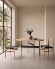 Mesa de comedor Tala de roble natural ø 120 cm