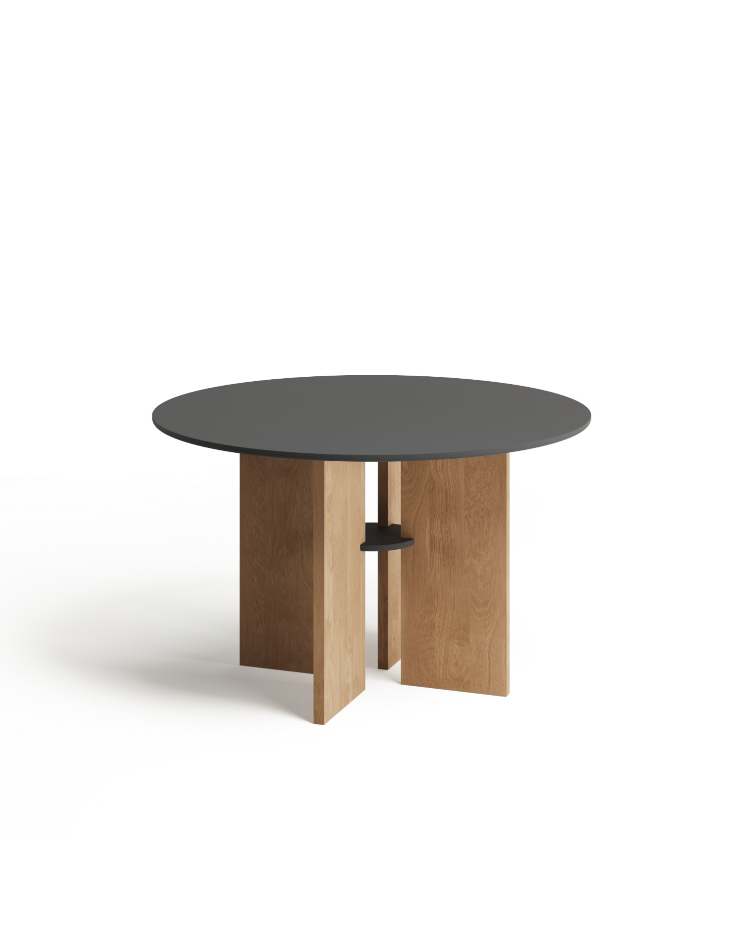 Mesa de comedor Figa antracita ø 120 cm