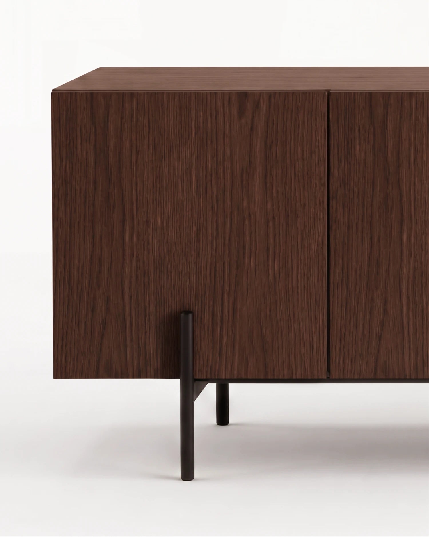 Mueble de TV Fora de roble moka 160 x 40 cm
