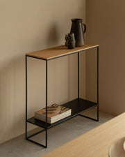 Recibidor Petra roble 80 x 30 cm