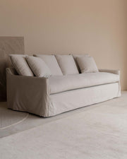 Sofá Grau desenfundable con tejido Mild Cotton y ruedas integradas para facilitar su desplazamiento 222 x 102 cm