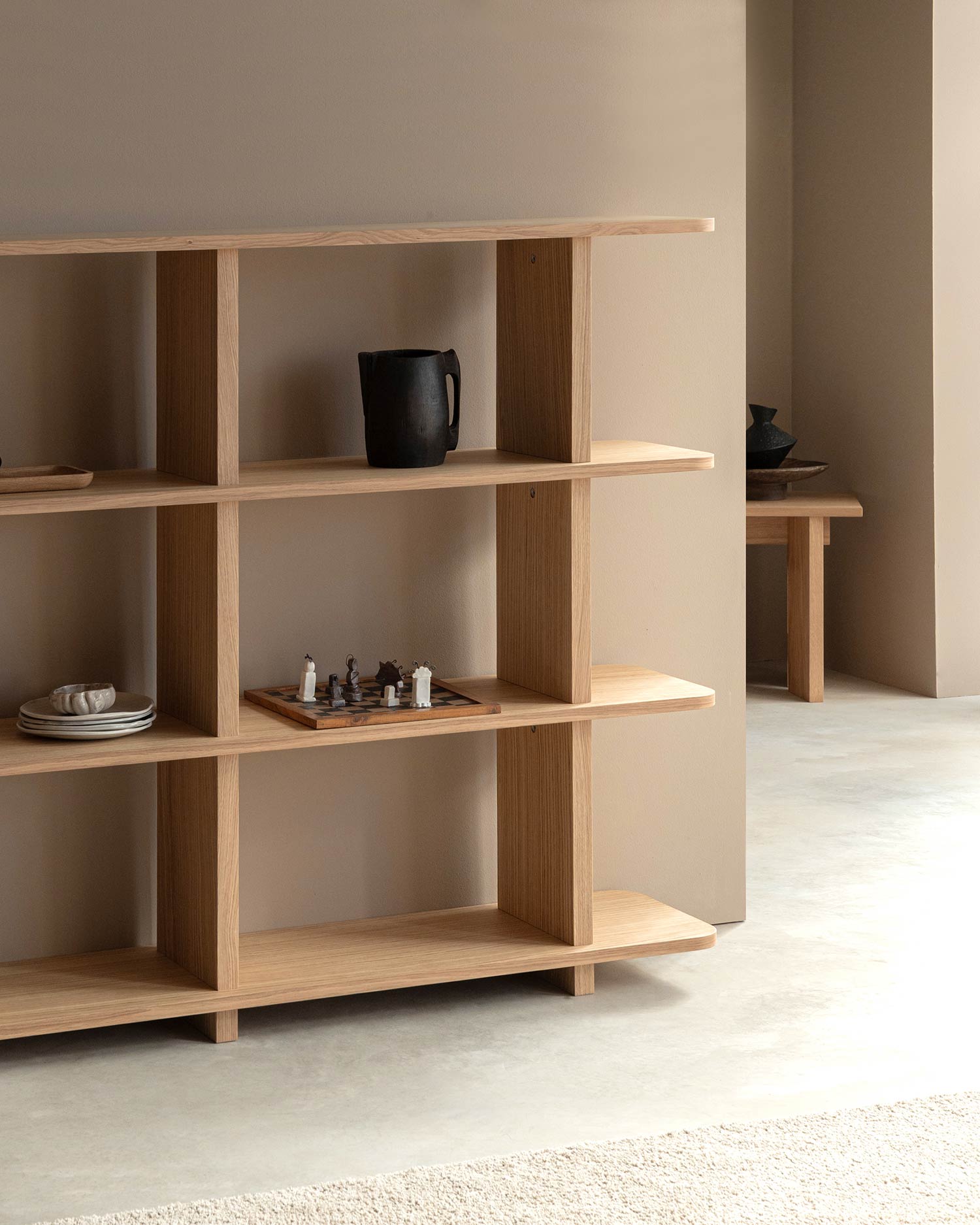 Otti Estantería roble 4 estantes Lavila04