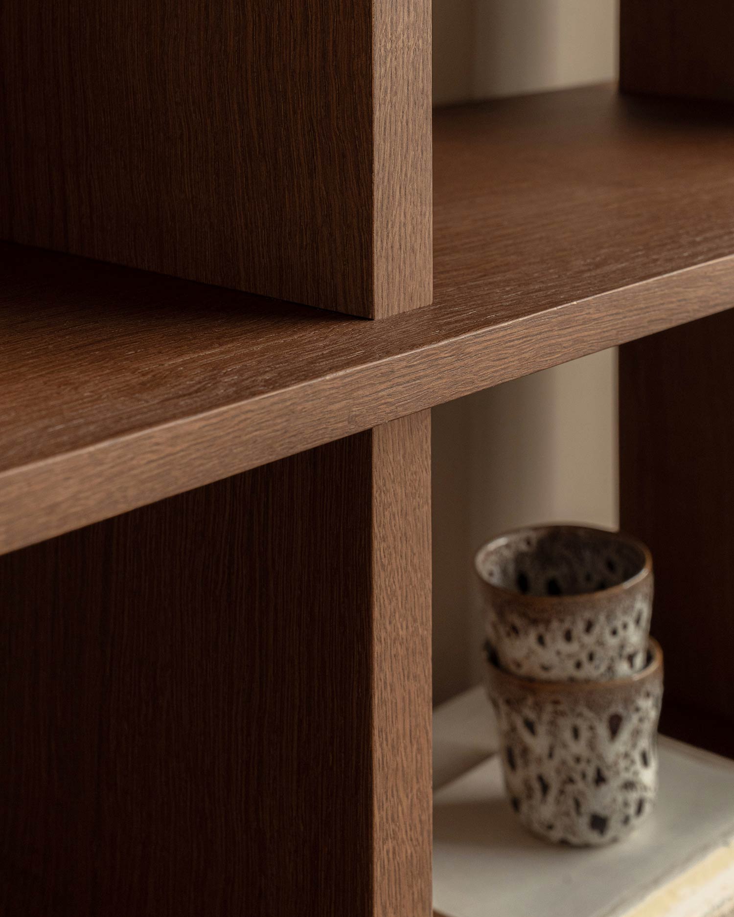 Otti Estantería roble moka 4 estantes Lavila 03