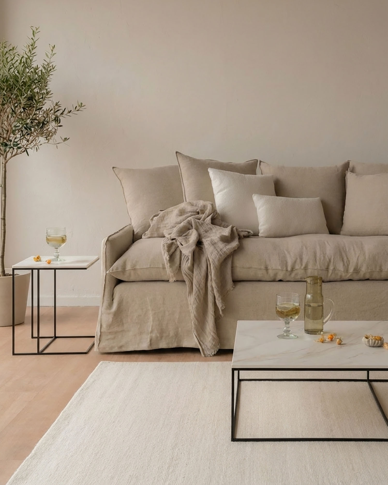 Conjunto Petra y Mini Petra calacatta oro